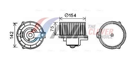 Ventilador de habitáculo AVA Deutschland GmbH ref. MS8620