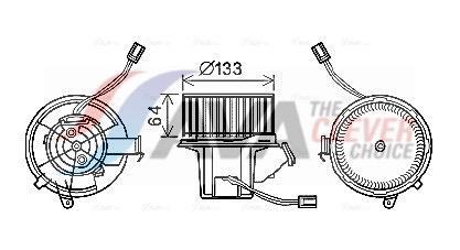 Ventilador habitáculo AVA Deutschland GmbH ref. MS8628