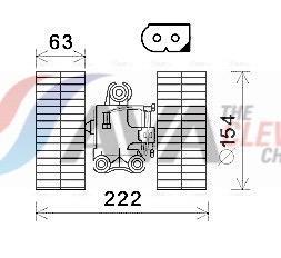Pulseur d'air habitacle (Ventilateur habitacle) AVA Deutschland GmbH ref. MS8633