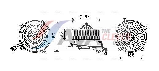 Ventilador habitáculo AVA Deutschland GmbH ref. MS8674