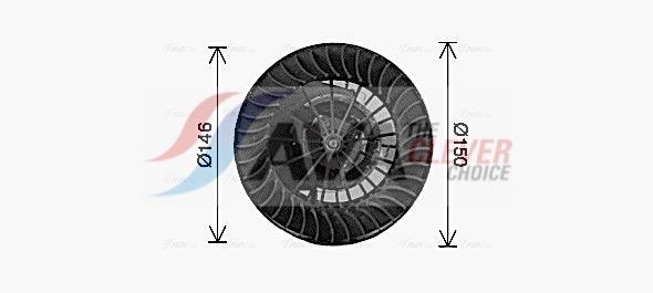 Ventilador habitáculo AVA Deutschland GmbH ref. MS8766