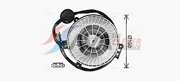 Pulseur d'air habitacle (Ventilateur habitacle) AVA Deutschland GmbH ref. MS8771