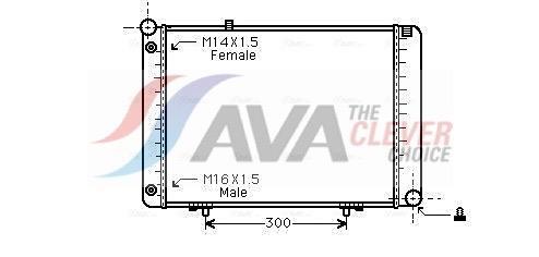 Radiateur moteur (Radiateur de refroidissement) AVA Deutschland GmbH ref. MSA2074