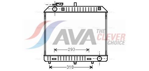 Radiateur moteur (Radiateur de refroidissement) AVA Deutschland GmbH ref. MSA2127