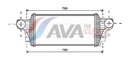 Intercooler, échangeur (Refroidisseur d'air) AVA Deutschland GmbH MSA4549