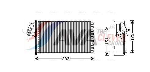 Radiateur de chauffage AVA Deutschland GmbH ref. MSA6355