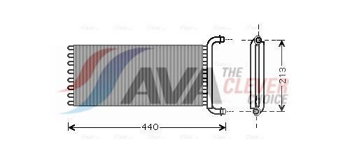 Radiateur de chauffage AVA Deutschland GmbH ref. MSA6441