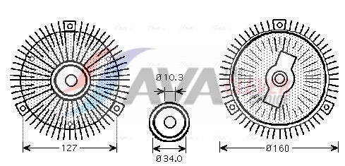 Acoplamento viscoso AVA Deutschland GmbH ref. MSC419