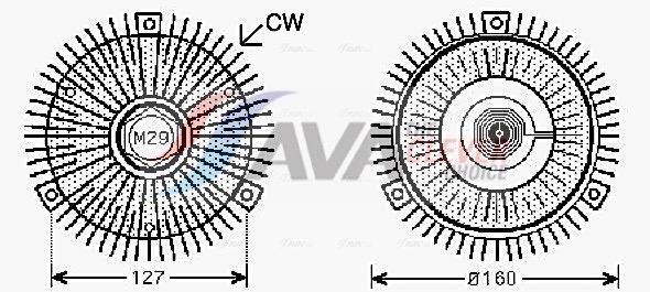 Acoplamento viscoso AVA Deutschland GmbH ref. MSC421
