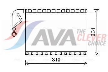 Evaporateur climatisation AVA Deutschland GmbH ref. MSV544