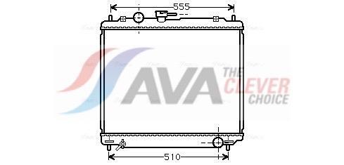Radiateur moteur (Radiateur de refroidissement) AVA Deutschland GmbH ref. MT2109