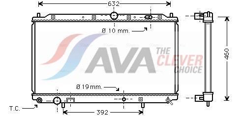 Radiateur moteur (Radiateur de refroidissement) AVA Deutschland GmbH ref. MT2116