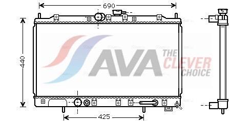 Radiateur moteur (Radiateur de refroidissement) AVA Deutschland GmbH ref. MT2123