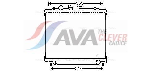 Radiateur moteur (Radiateur de refroidissement) AVA Deutschland GmbH ref. MT2181
