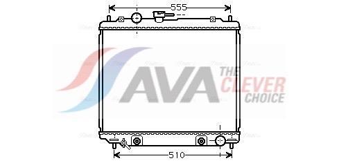 Radiateur moteur (Radiateur de refroidissement) AVA Deutschland GmbH ref. MT2182