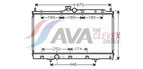 Radiateur moteur (Radiateur de refroidissement) AVA Deutschland GmbH ref. MT2199