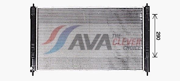 Radiateur moteur (Radiateur de refroidissement) AVA Deutschland GmbH ref. MT2275