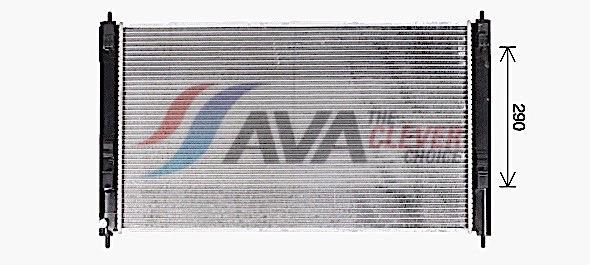 Radiateur moteur (Radiateur de refroidissement) AVA Deutschland GmbH ref. MT2276