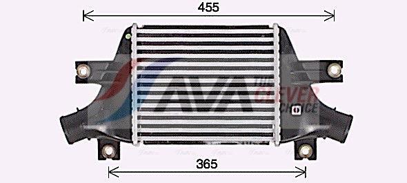 Intercooler, échangeur (Refroidisseur d'air) AVA Deutschland GmbH ref. MT4273