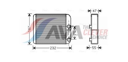 Radiateur de chauffage AVA Deutschland GmbH ref. MT6186