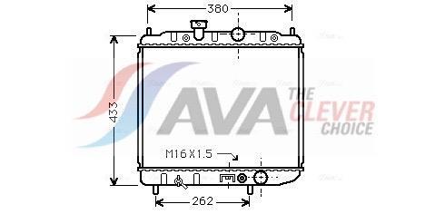Radiateur moteur (Radiateur de refroidissement) AVA Deutschland GmbH ref. MTA2036