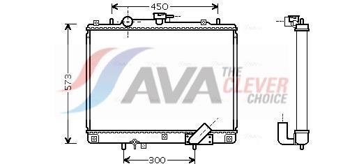 Radiateur moteur (Radiateur de refroidissement) AVA Deutschland GmbH MTA2162