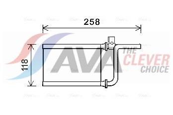 Radiateur de chauffage AVA Deutschland GmbH ref. MTA6254