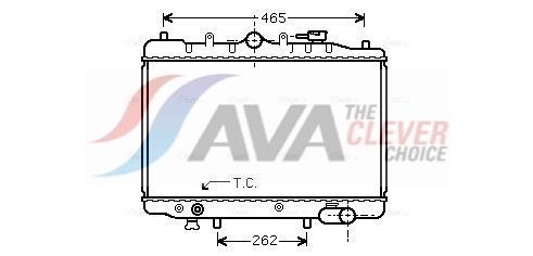 Radiateur moteur (Radiateur de refroidissement) AVA Deutschland GmbH ref. MZ2024
