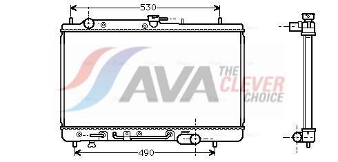 Radiateur moteur (Radiateur de refroidissement) AVA Deutschland GmbH ref. MZ2068