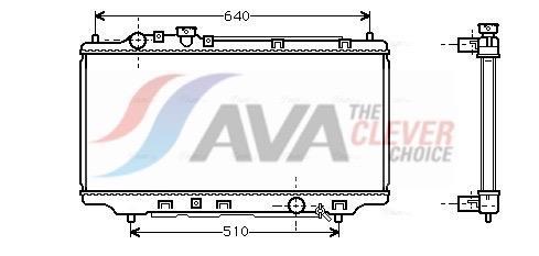 Radiateur moteur (Radiateur de refroidissement) AVA Deutschland GmbH ref. MZ2098