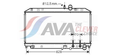 Radiateur moteur (Radiateur de refroidissement) AVA Deutschland GmbH ref. MZ2177