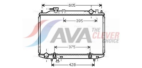Radiateur moteur (Radiateur de refroidissement) AVA Deutschland GmbH ref. MZ2203