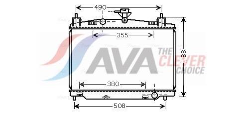 Radiateur moteur (Radiateur de refroidissement) AVA Deutschland GmbH ref. MZ2213