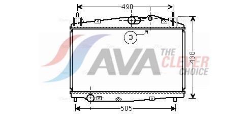 Radiateur moteur (Radiateur de refroidissement) AVA Deutschland GmbH ref. MZ2229