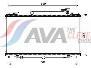 Radiateur moteur (Radiateur de refroidissement) AVA Deutschland GmbH ref. MZ2280