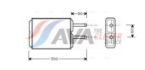 Radiateur de chauffage AVA Deutschland GmbH ref. MZ6124