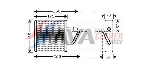 Radiateur de chauffage AVA Deutschland GmbH ref. MZ6194