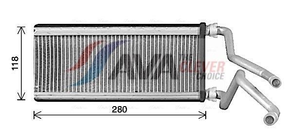 Radiateur de chauffage AVA Deutschland GmbH ref. MZ6298