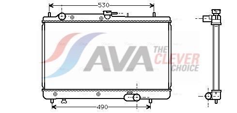 Radiateur moteur (Radiateur de refroidissement) AVA Deutschland GmbH ref. MZA2066