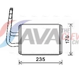 Radiateur de chauffage AVA Deutschland GmbH ref. MZA6268