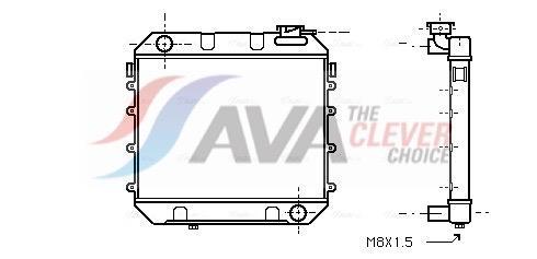 Radiateur moteur (Radiateur de refroidissement) AVA Deutschland GmbH OL2003