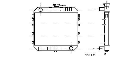 Radiateur moteur (Radiateur de refroidissement) AVA Deutschland GmbH OL2006