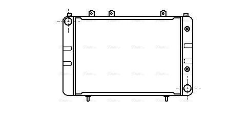 Radiateur moteur (Radiateur de refroidissement) AVA Deutschland GmbH OL2020