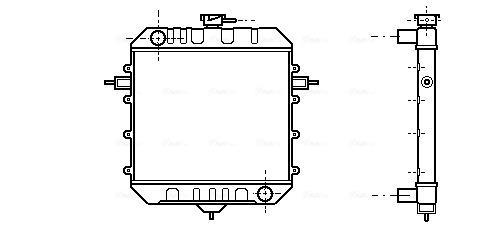 Radiateur moteur (Radiateur de refroidissement) AVA Deutschland GmbH OL2033
