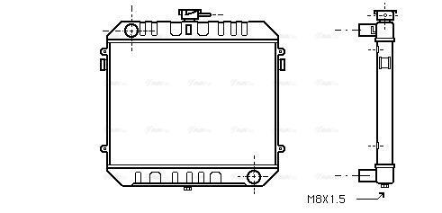 Radiateur moteur (Radiateur de refroidissement) AVA Deutschland GmbH OL2144