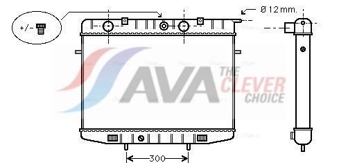 Radiateur moteur (Radiateur de refroidissement) AVA Deutschland GmbH ref. OL2175