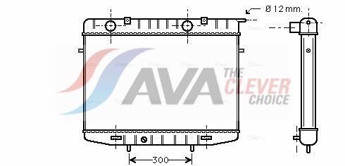 Radiateur moteur (Radiateur de refroidissement) AVA Deutschland GmbH OL2213