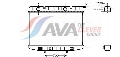 Radiateur moteur (Radiateur de refroidissement) AVA Deutschland GmbH OL2214