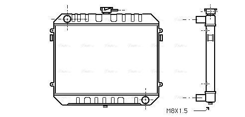 Radiateur moteur (Radiateur de refroidissement) AVA Deutschland GmbH OL2232