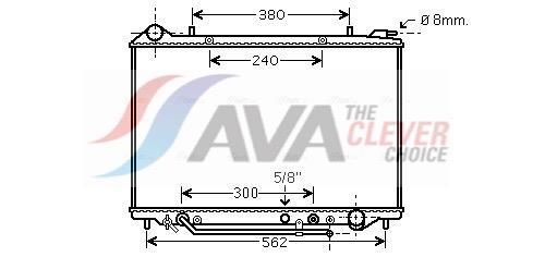 Radiateur moteur (Radiateur de refroidissement) AVA Deutschland GmbH ref. OL2405